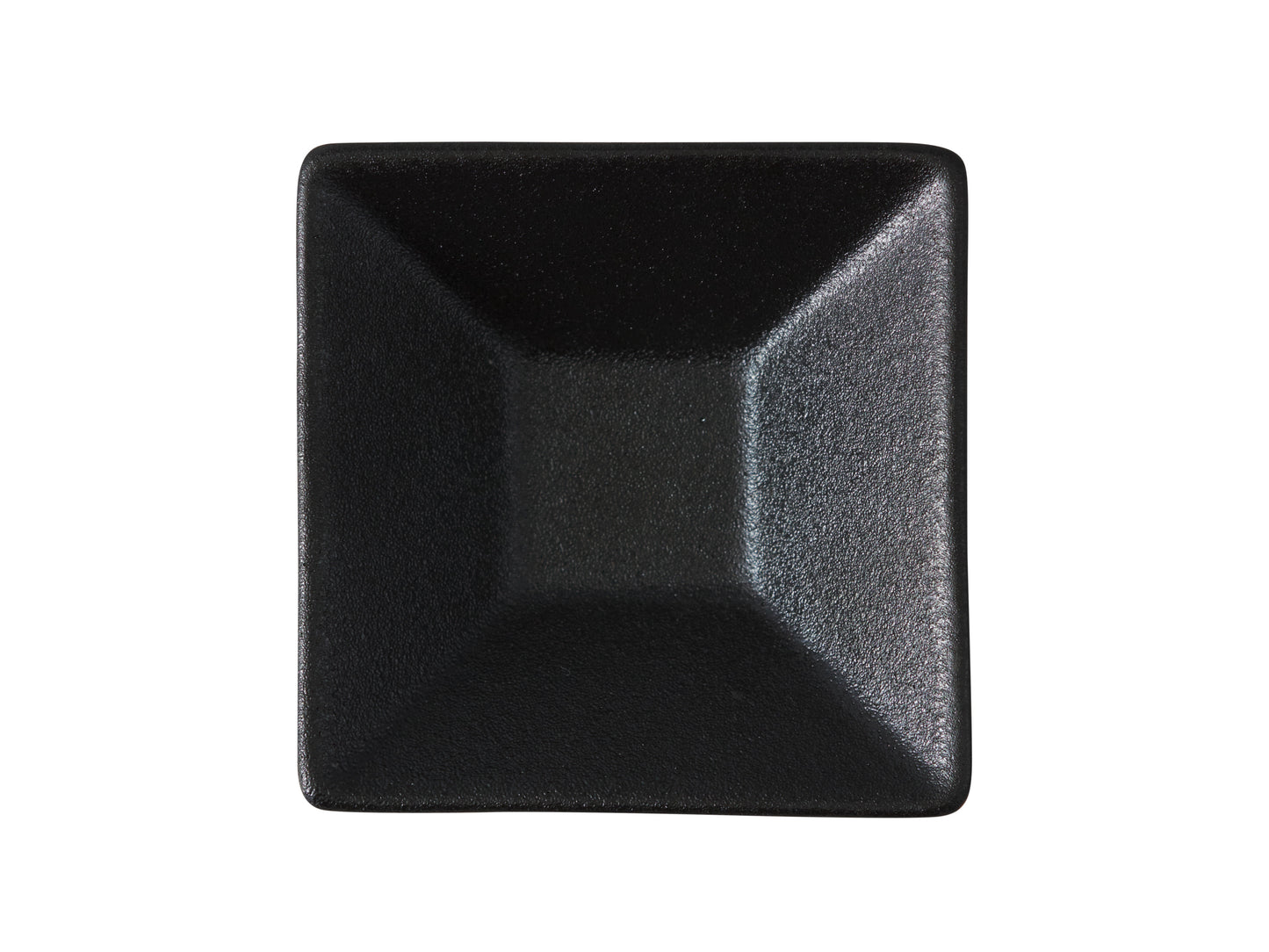 MW Caviar Square Sauce Bowl 8x3cm Black