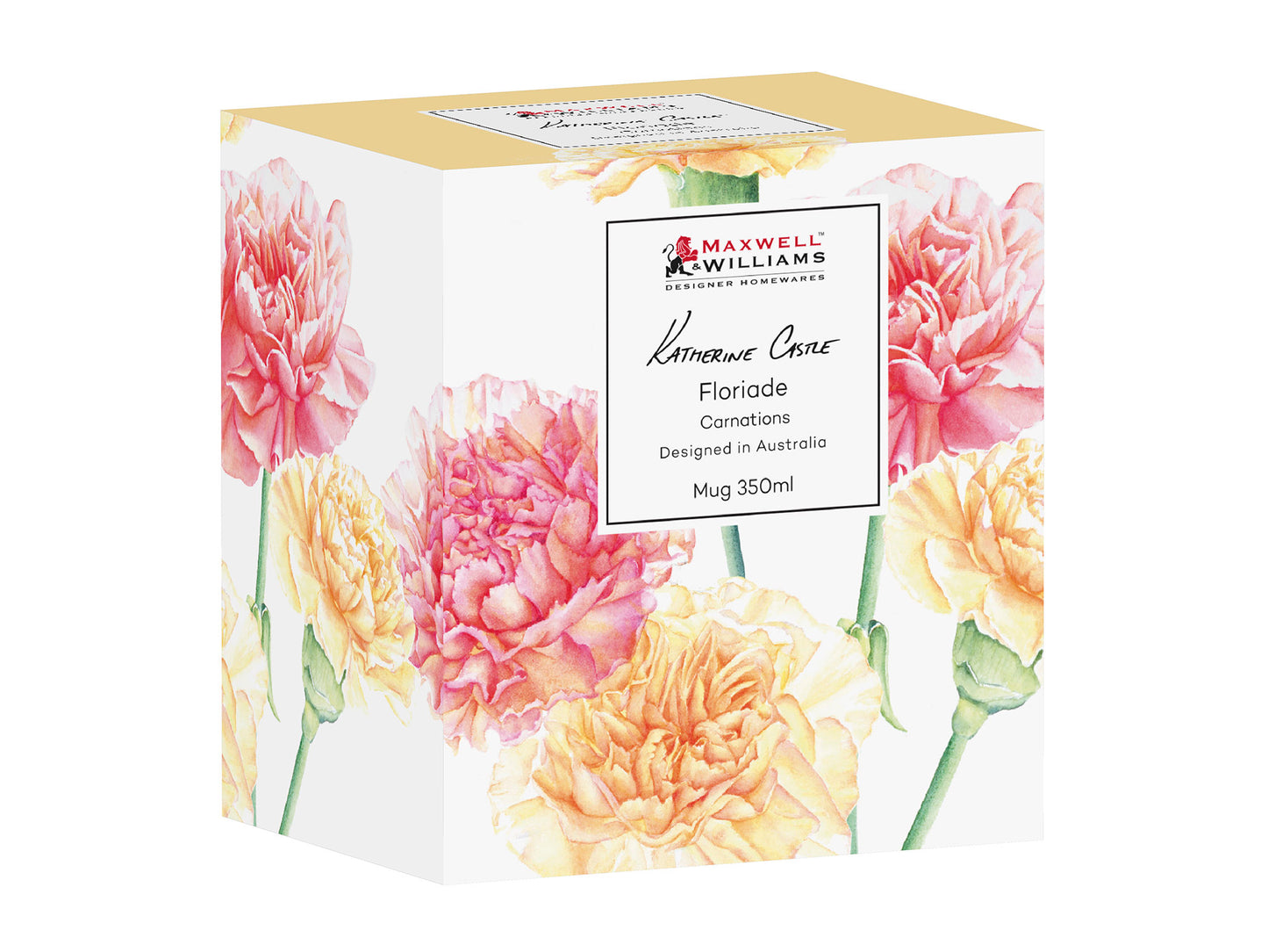 Maxwell & Williams Katherine Castle Floriade Mug Carnations 350ml