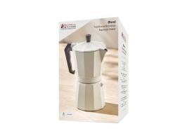 Maxwell & Williams Blend Traditional Stovetop Espresso Maker 6cup Sand Gift Boxed