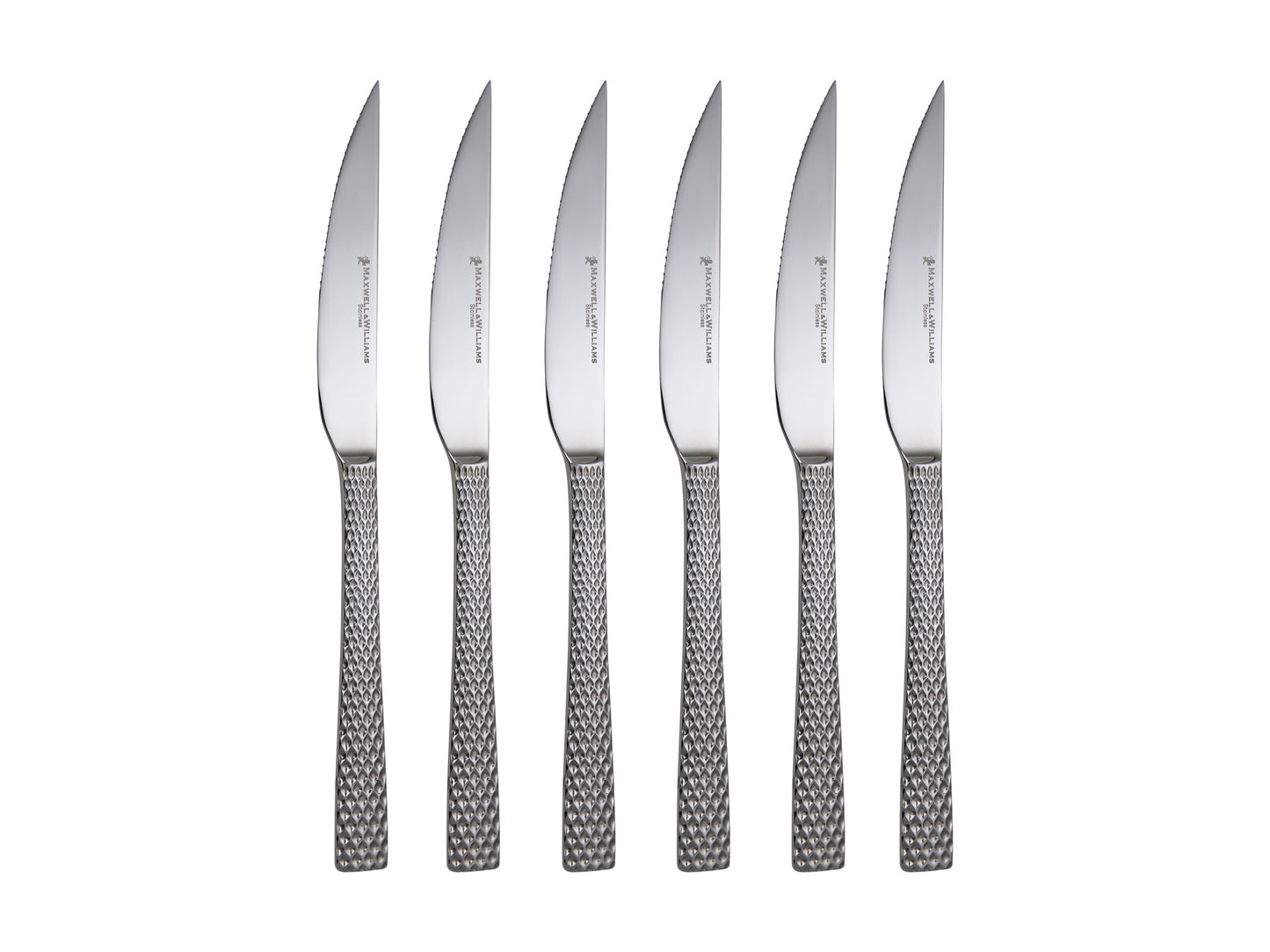 Maxwell & Williams Diamonds Steak Knife Set 6pc Gift Boxed