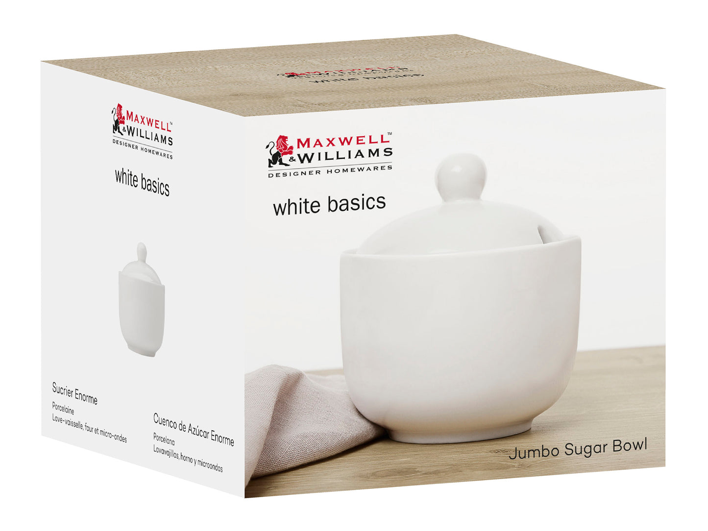 Maxwell & Williams White Basics Jumbo Sugar/Condiment Bowl