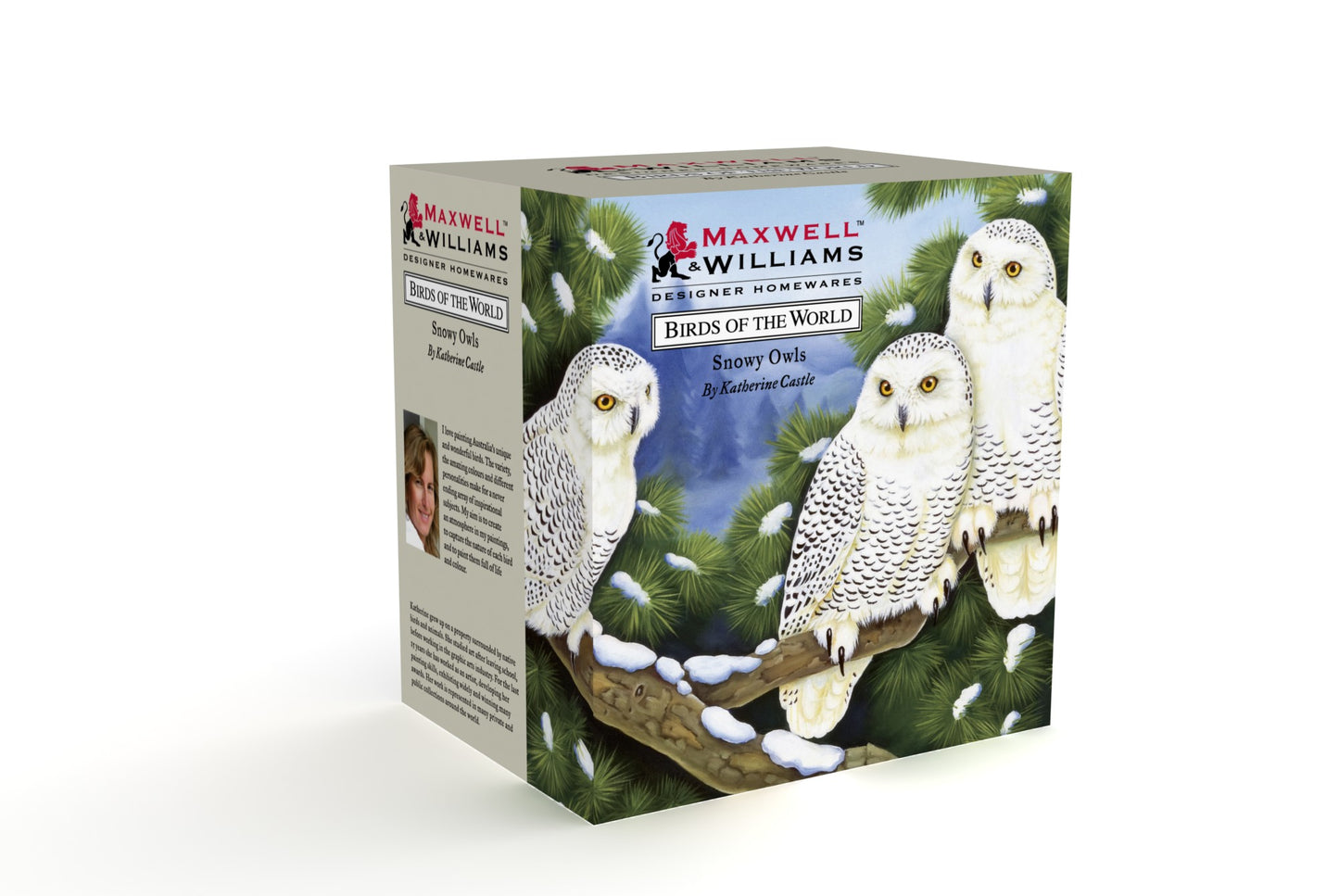 Maxwell & Williams Birds Of The World Mug Snowy Owls 300ml