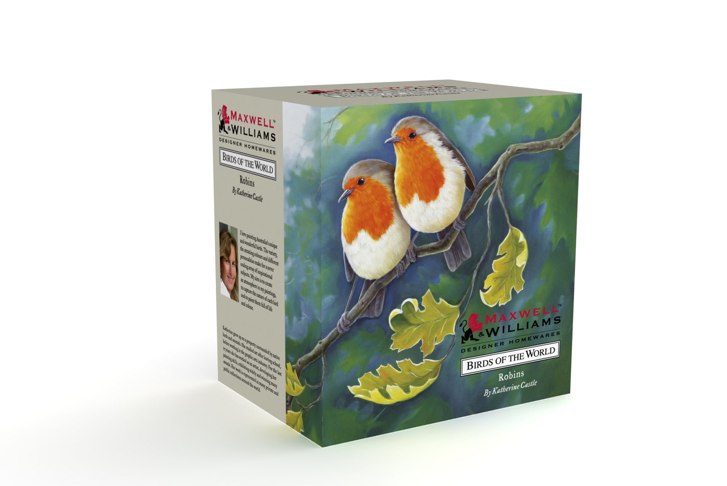 Maxwell & Williams Birds Of The World Mug Robins 300ml