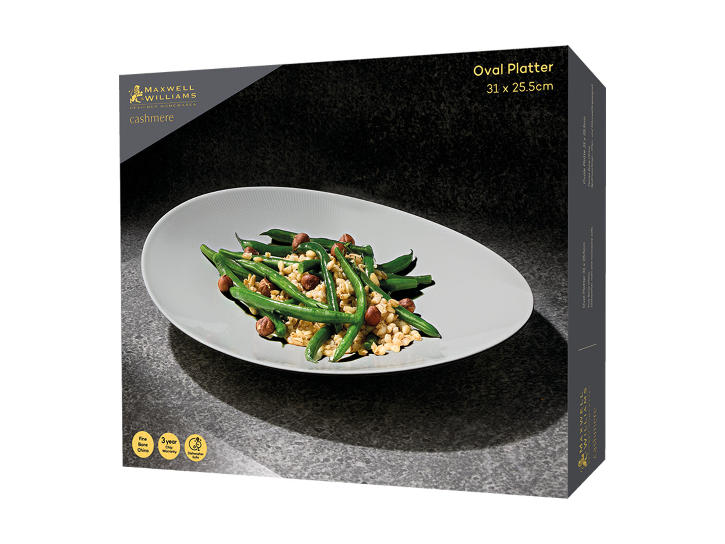 Maxwell & Williams Cashmere Rectangular Platter 42x25cm Gift Boxed