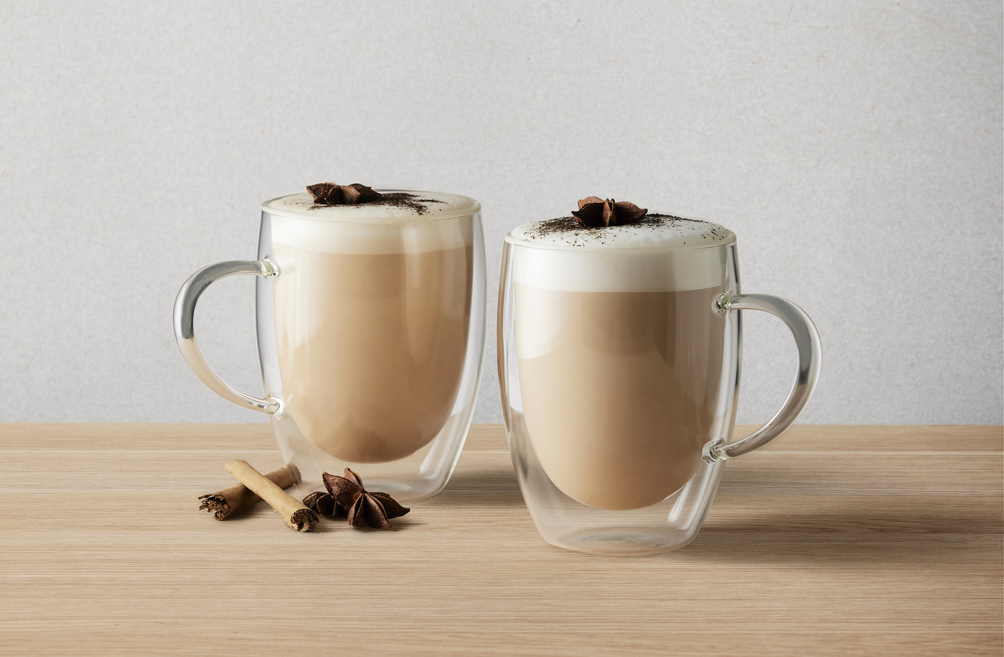 Maxwell & Williams Blend Double Wall Glass Mug 350ML Set of 2 Gift Boxed