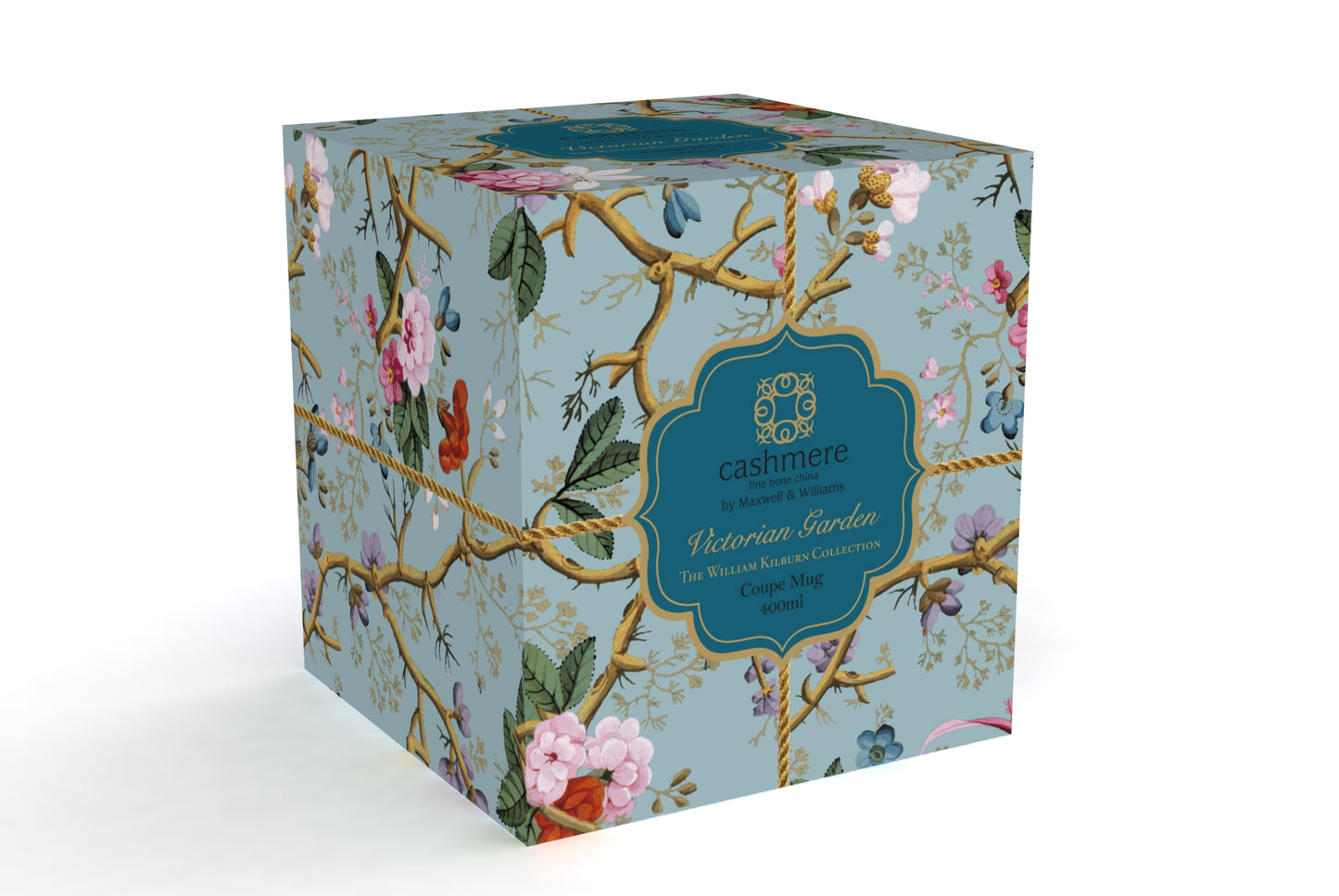 Maxwell & Williams William Kilburn Coupe Mug Victorian Garden 400ml Gift Boxed