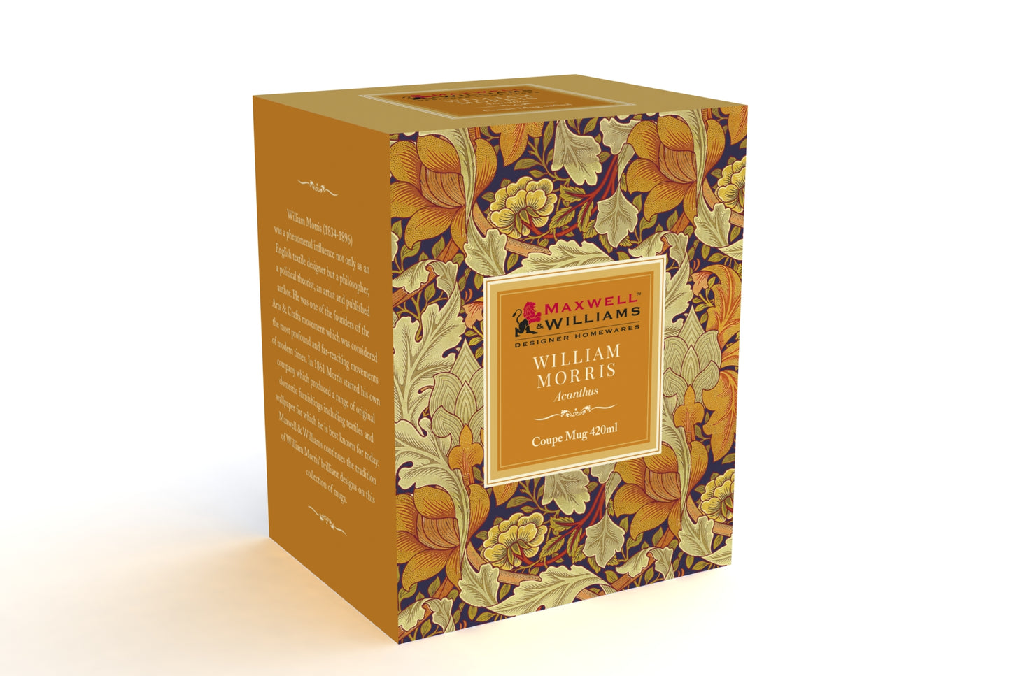 Maxwell & Williams William Morris Acanthus Coupe Mug 420ml