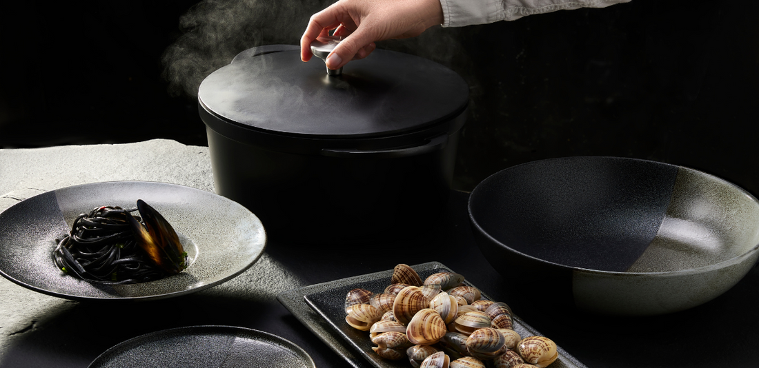 Introducing Umi: The Art of Elegance on Your Table from Maxwell & Williams [Plus a Steamed Mussel Recipe]