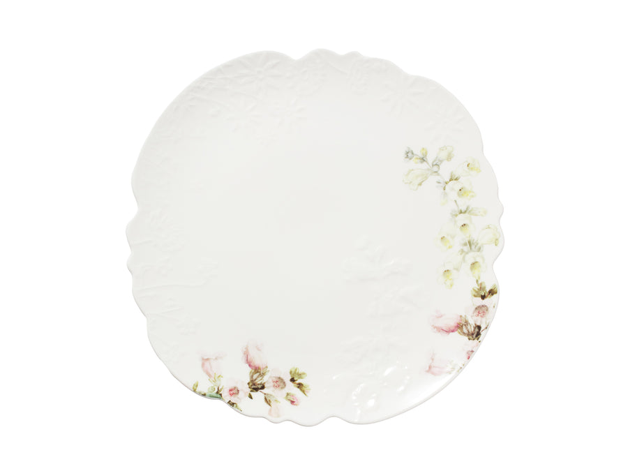 MW Royal Botanic Gardens Foxglove Scallop Platter 32cm Gift Boxed