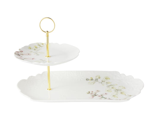 MW Royal Botanic Gardens Foxglove 2 Tiered Entertaining Set Gift Boxed