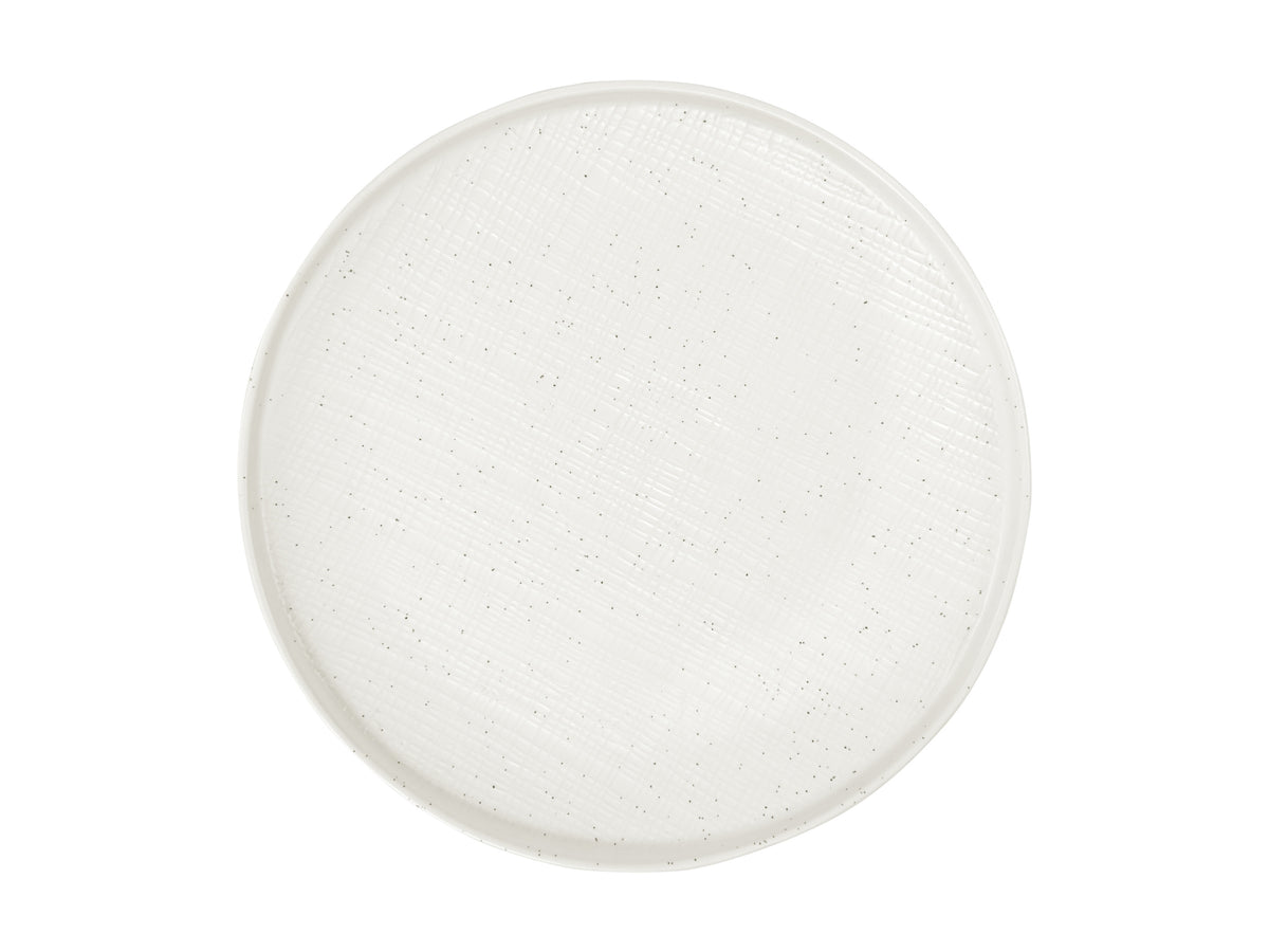 Maxwell & Williams Onni High Rim Side Plate 21cm Speckle White