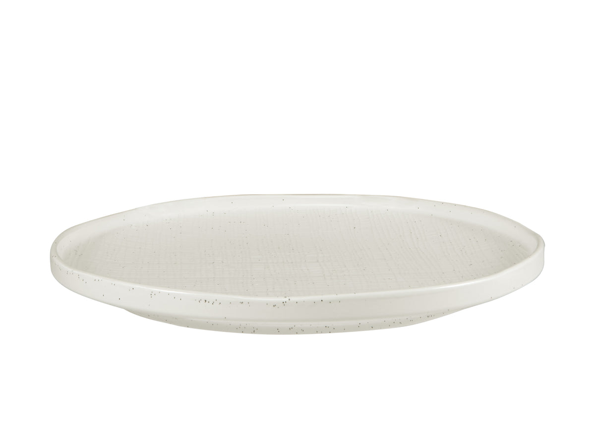 Maxwell & Williams Onni High Rim Side Plate 21cm Speckle White