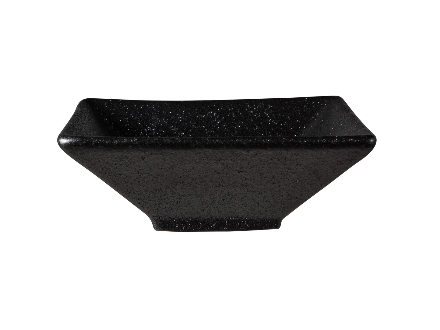 MW Caviar Square Sauce Bowl 8x3cm Black