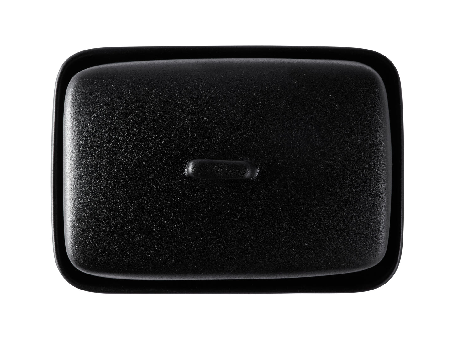 MW Caviar Butter Dish Black Gift Boxed