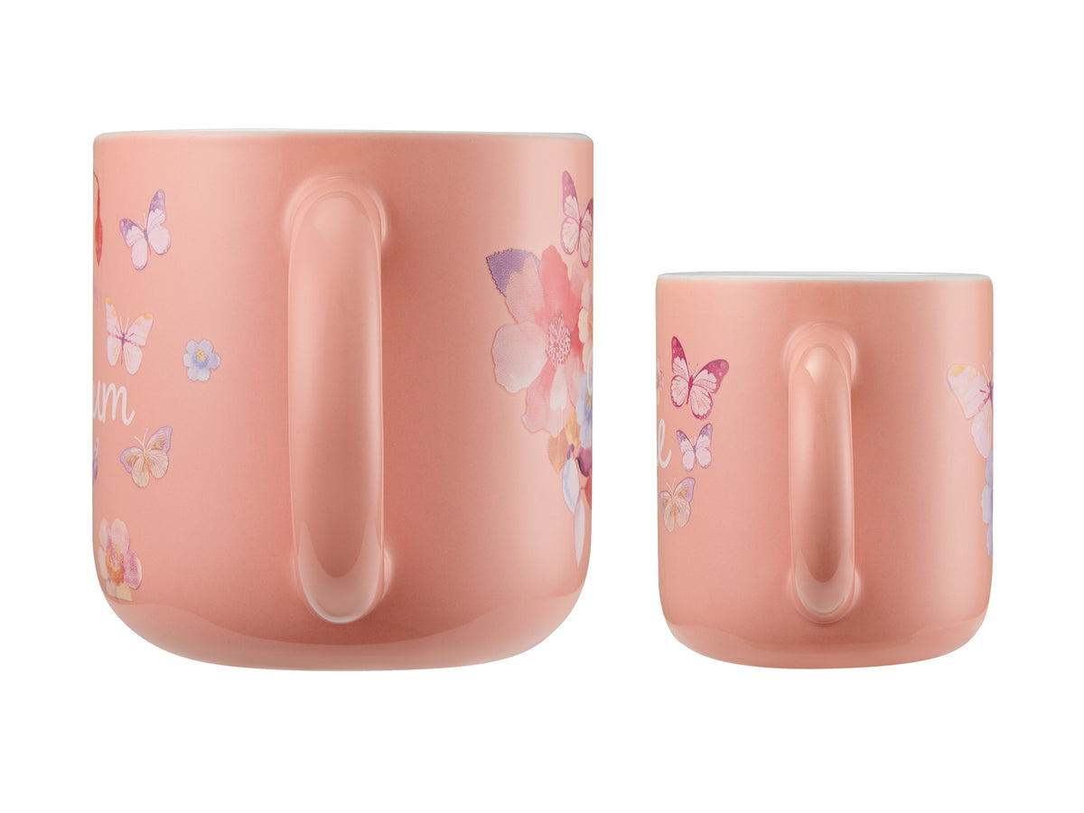 Maxwell & Williams Camilla Mum & Me Mug Set of 2 Apricot Gift Boxed
