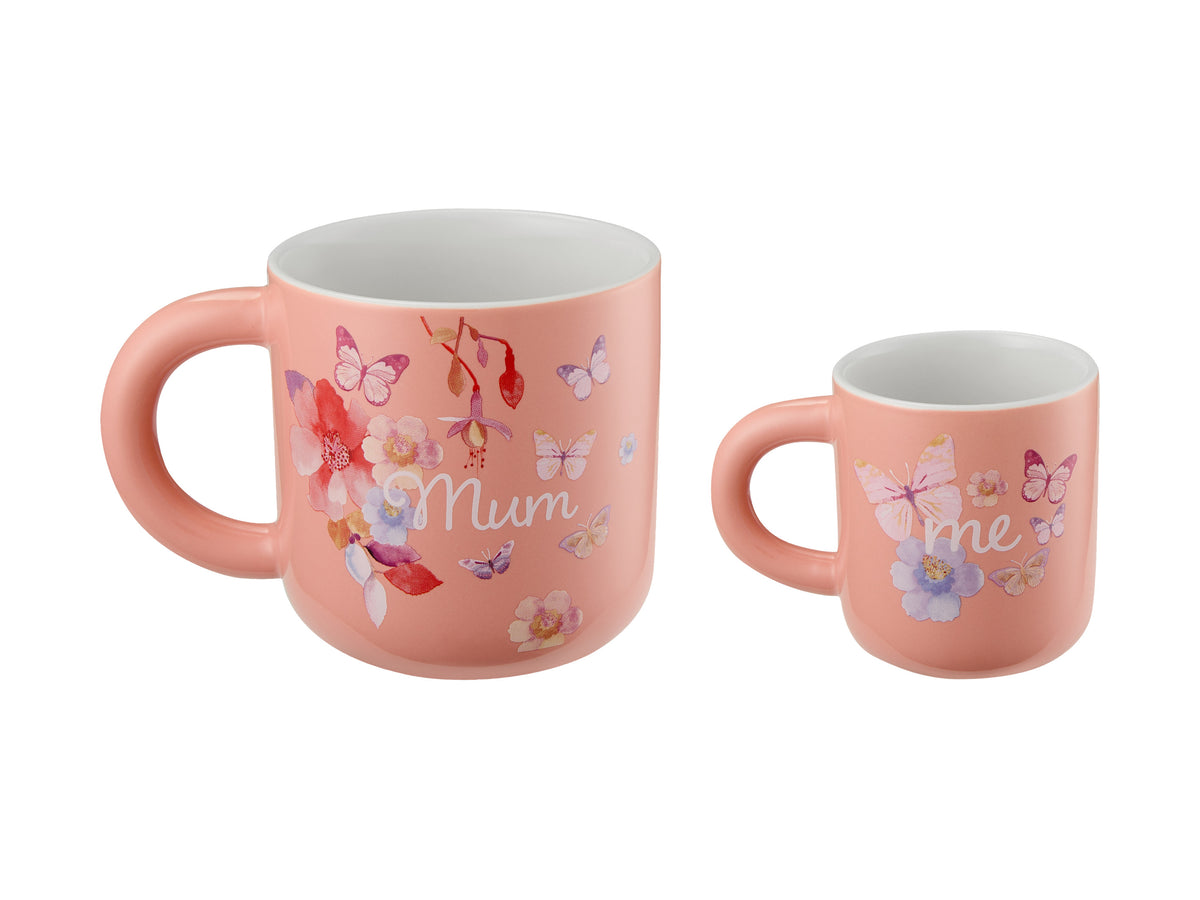 Maxwell & Williams Camilla Mum & Me Mug Set of 2 Apricot Gift Boxed