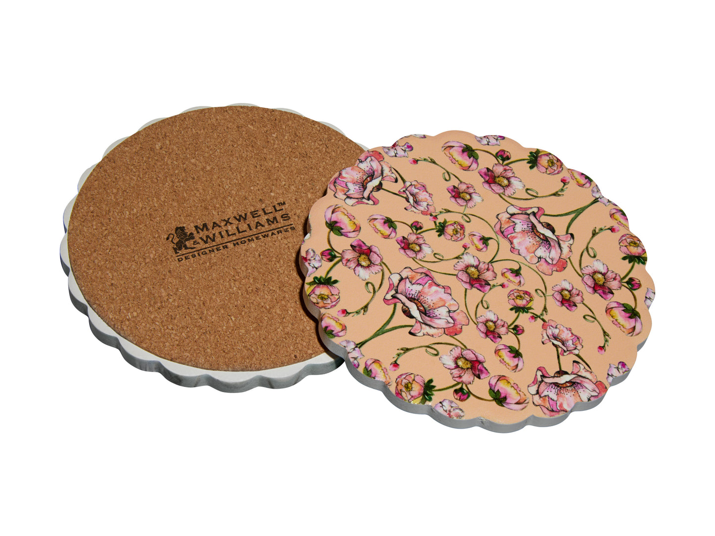 MW Estelle Michaelides Mystique Ceramic Round Coaster 10cm Melon