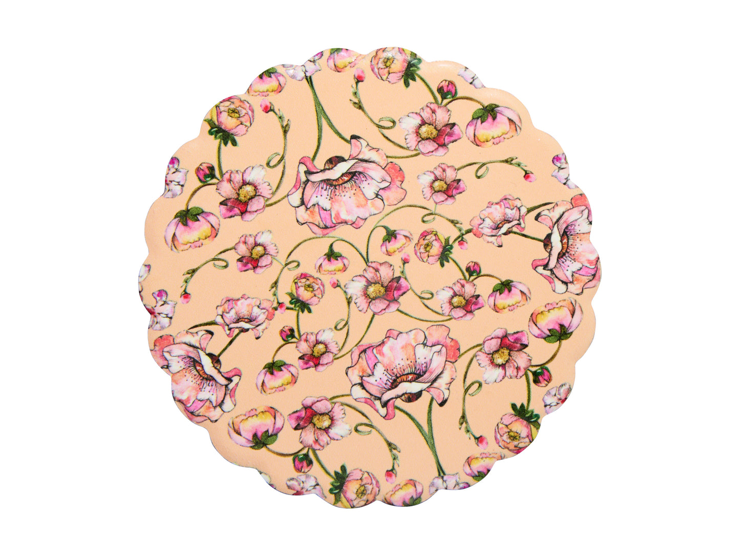 MW Estelle Michaelides Mystique Ceramic Round Coaster 10cm Melon