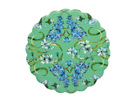 MW Estelle Michaelides Mystique Ceramic Round Coaster 10cm Green