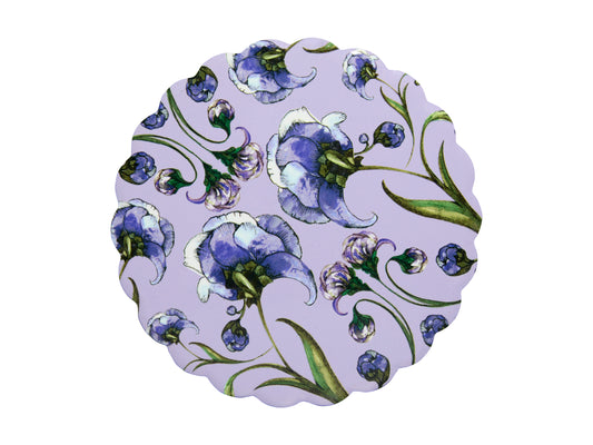 MW Estelle Michaelides Mystique Ceramic Round Coaster 10cm Violet