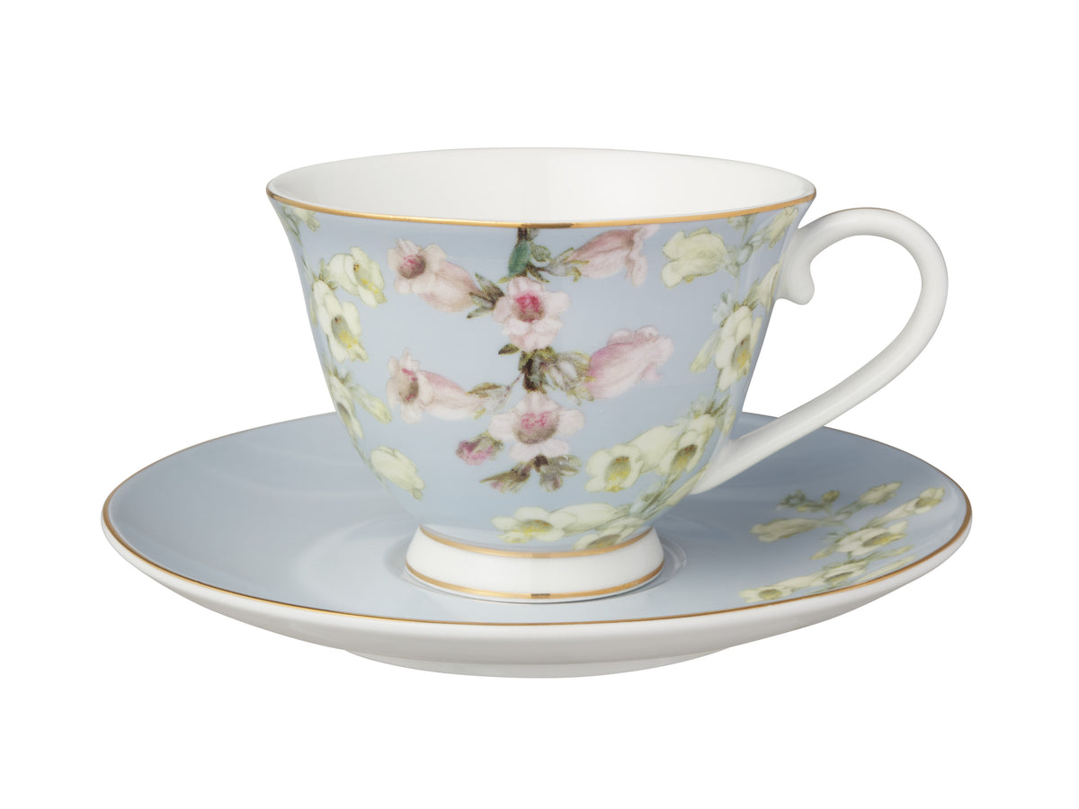 MW Royal Botanic Gardens Foxglove Footed Cup & Saucer 200ML Gift Boxed