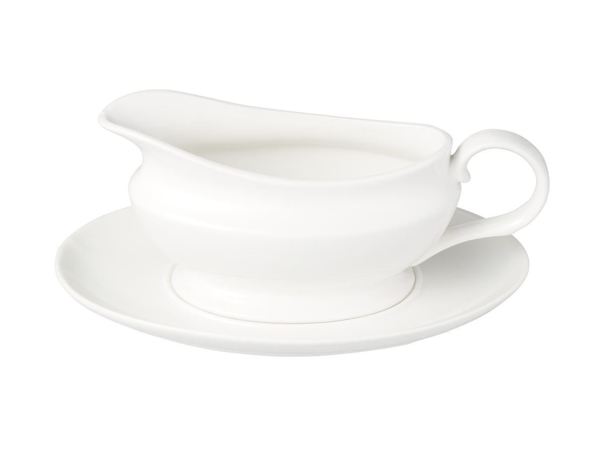 Maxwell & Williams White Basics Gravy Boat & Saucer 500ml