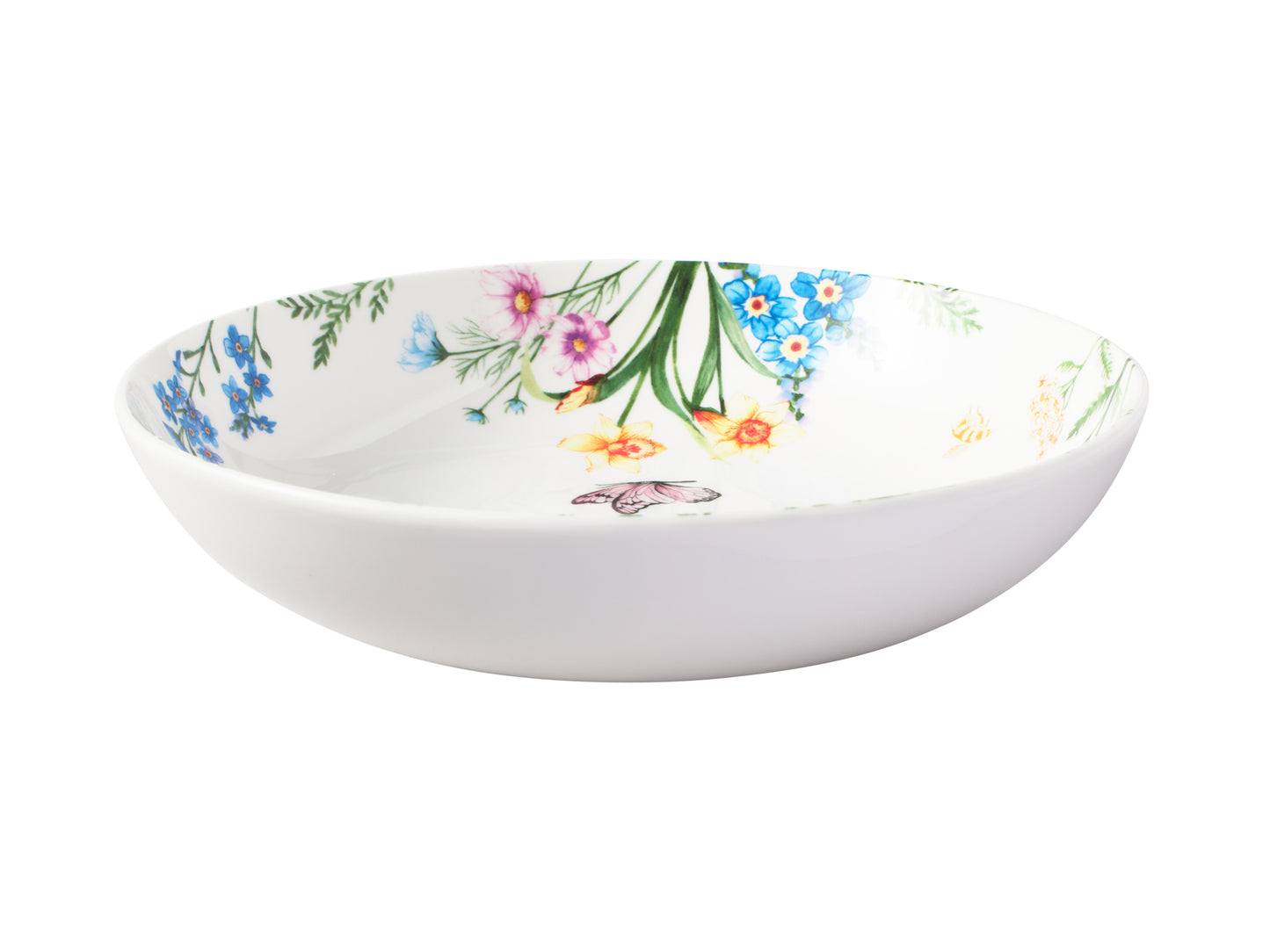 MW Fluttering Meadow Coupe Shallow Bowl 20x5cm