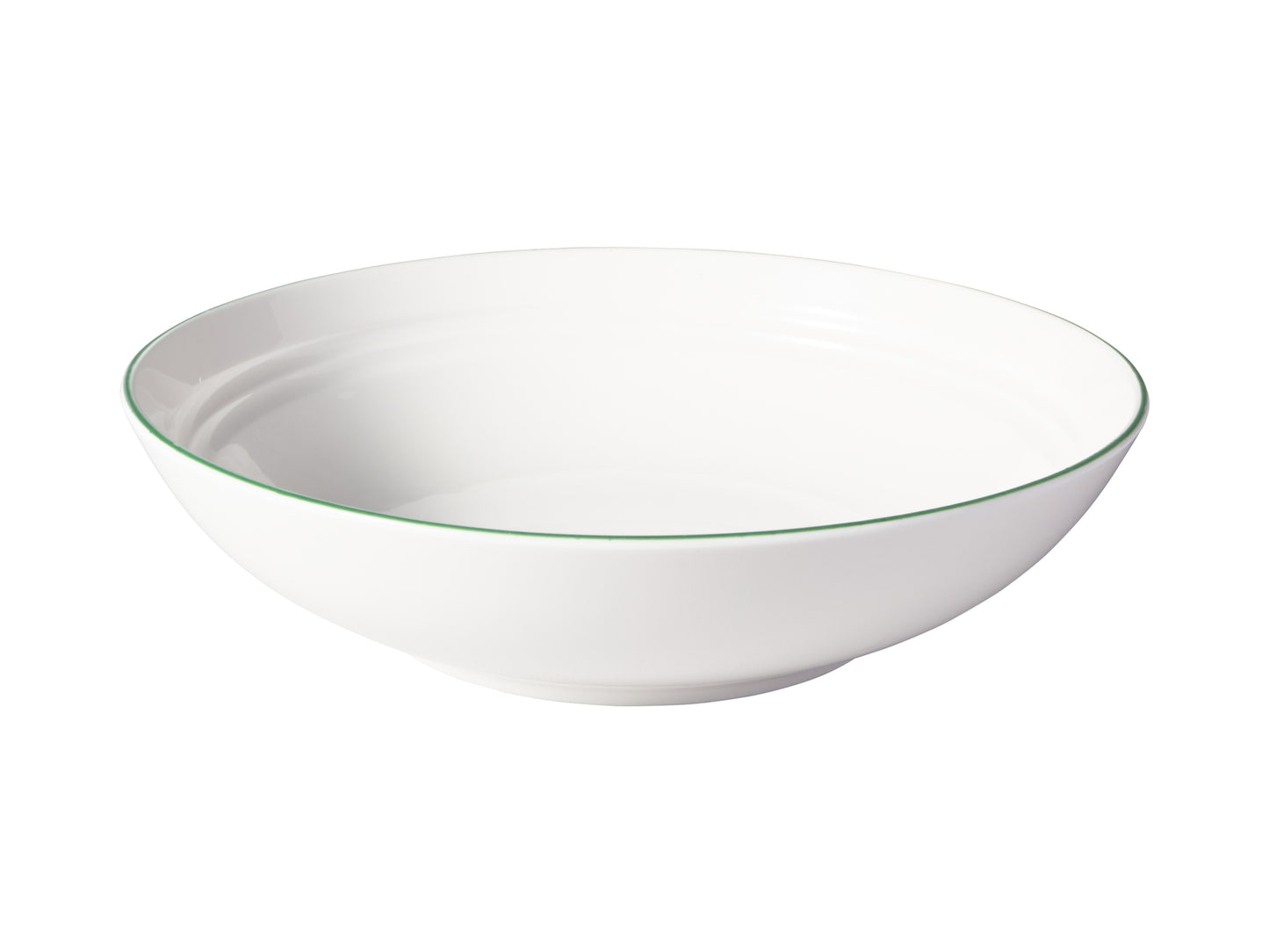 MW White Basics Edge Coupe Bowl Shallow 18.5x4.5cm