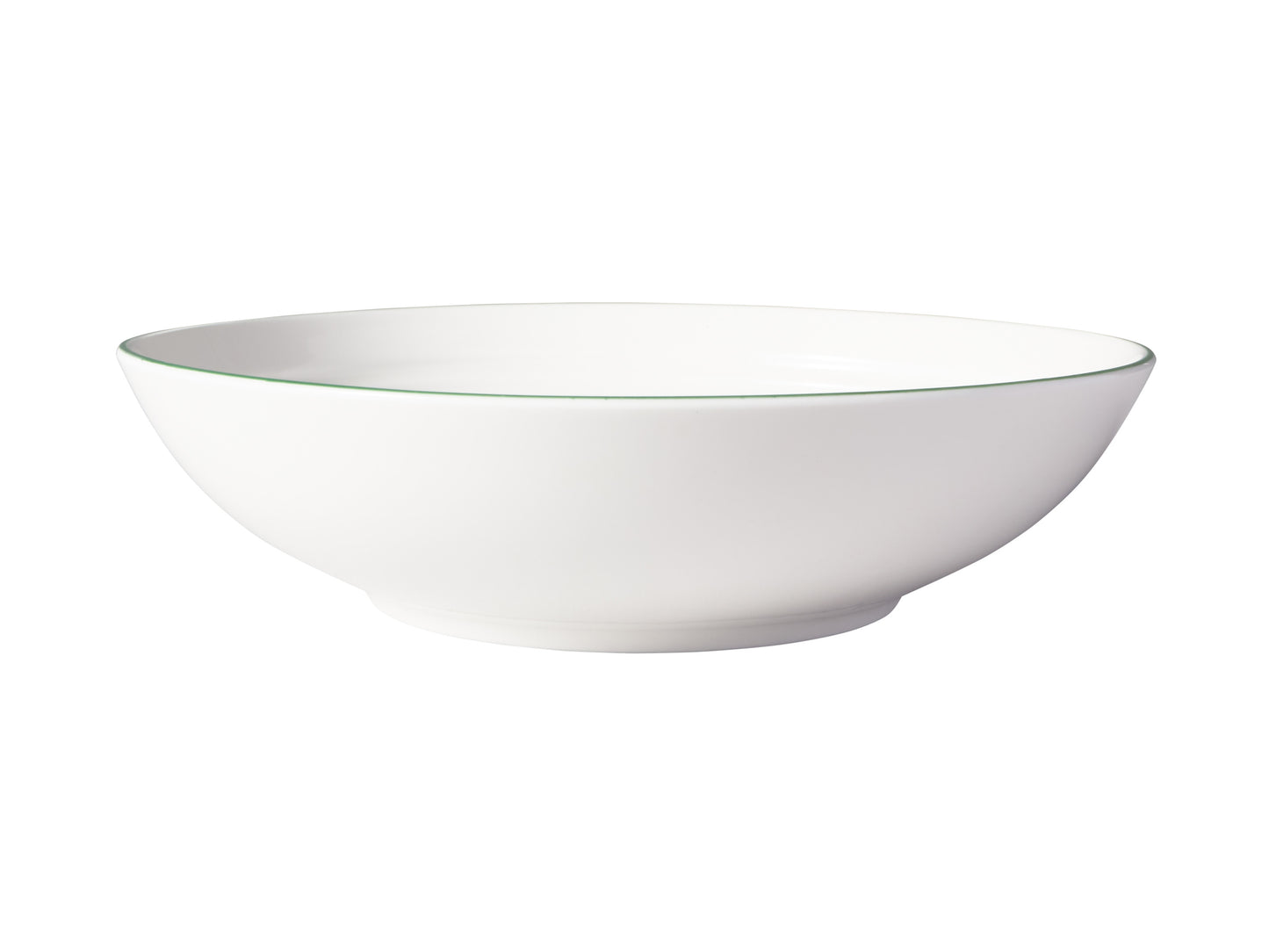 MW White Basics Edge Coupe Bowl Shallow 18.5x4.5cm