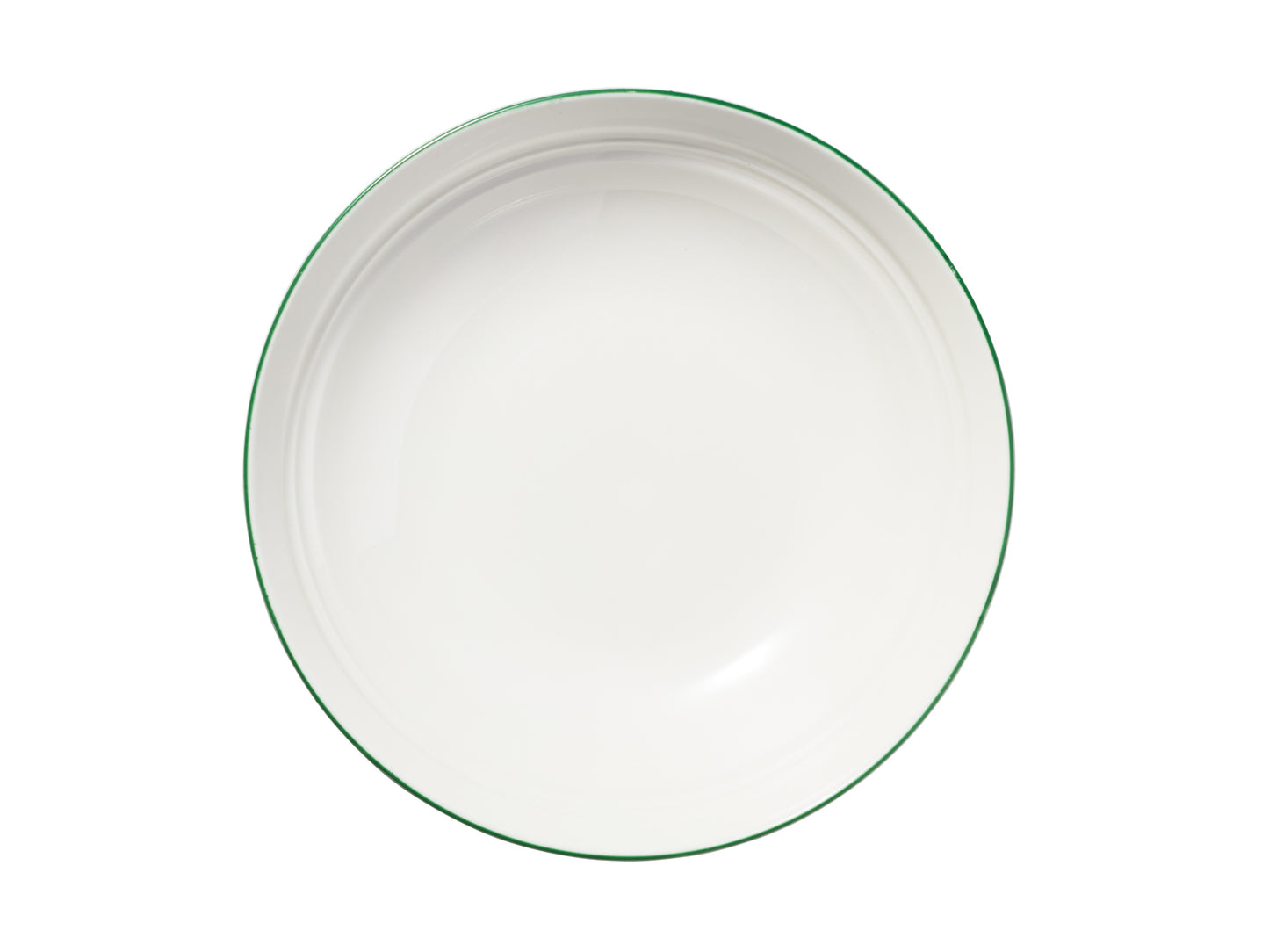MW White Basics Edge Coupe Bowl Shallow 18.5x4.5cm