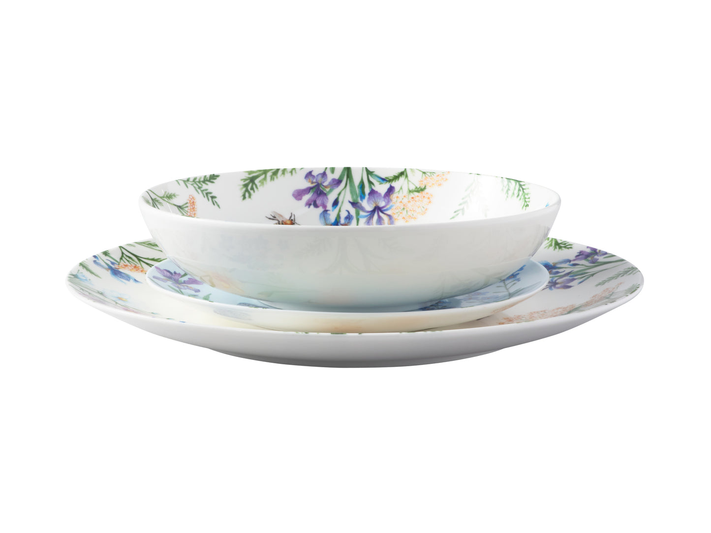 MW Fluttering Meadow Coupe Dinner Set 12pc Gift Boxed