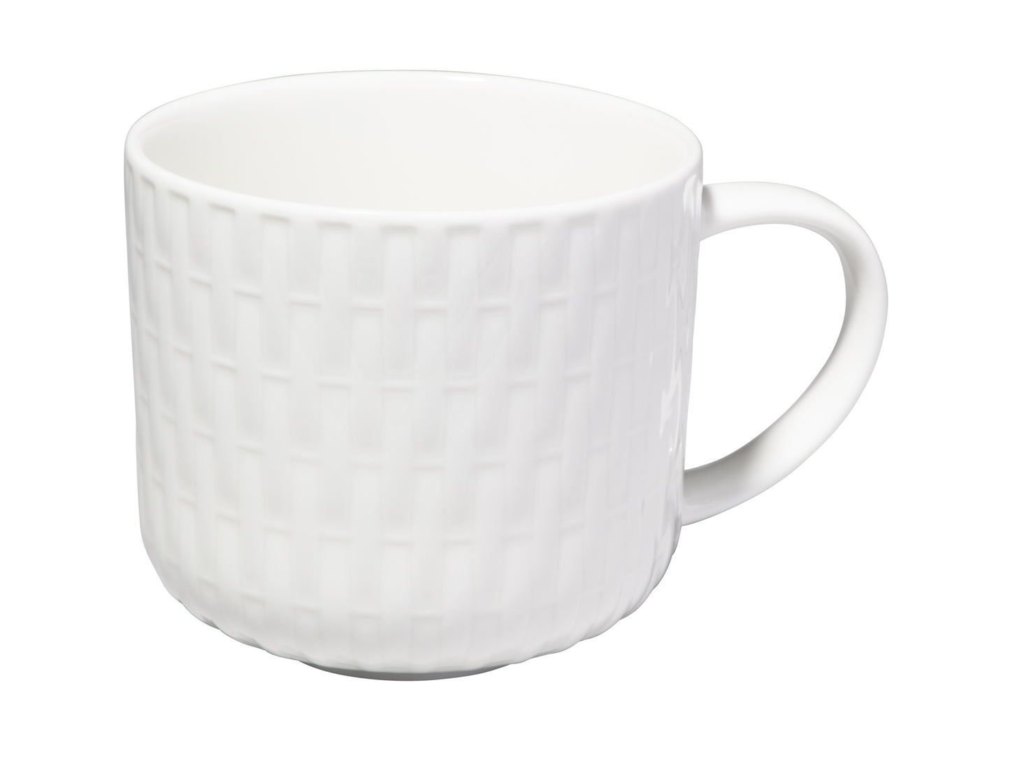 MW White Basics Mug 440ML Weave