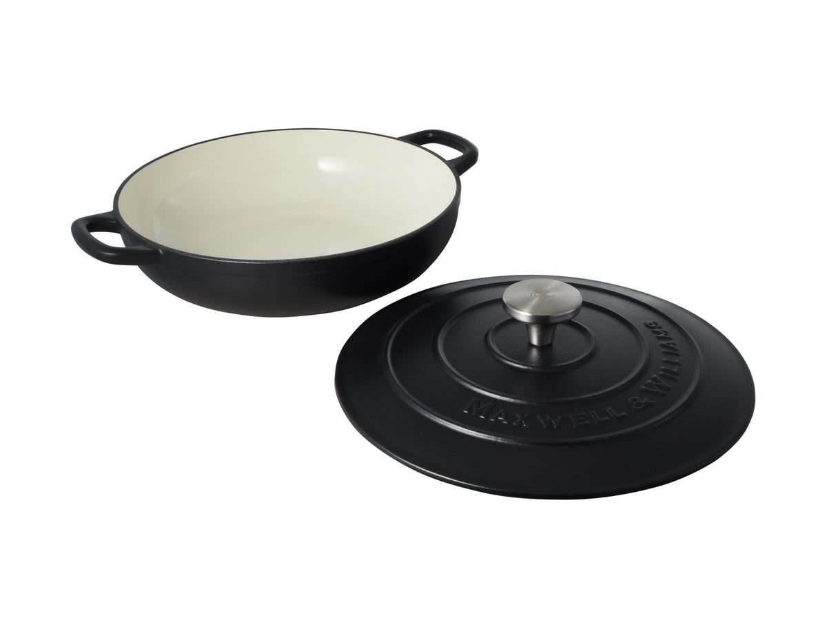 MW Cast Iron Braiser Black 27cm / 3.3L Gift Boxed