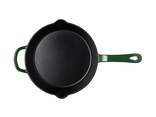 MW Cast Iron Frypan English Racing Green 26cm Gift Boxed
