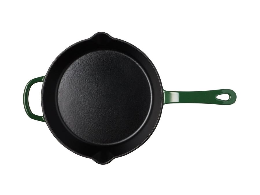 MW Cast Iron Frypan English Racing Green 26cm Gift Boxed