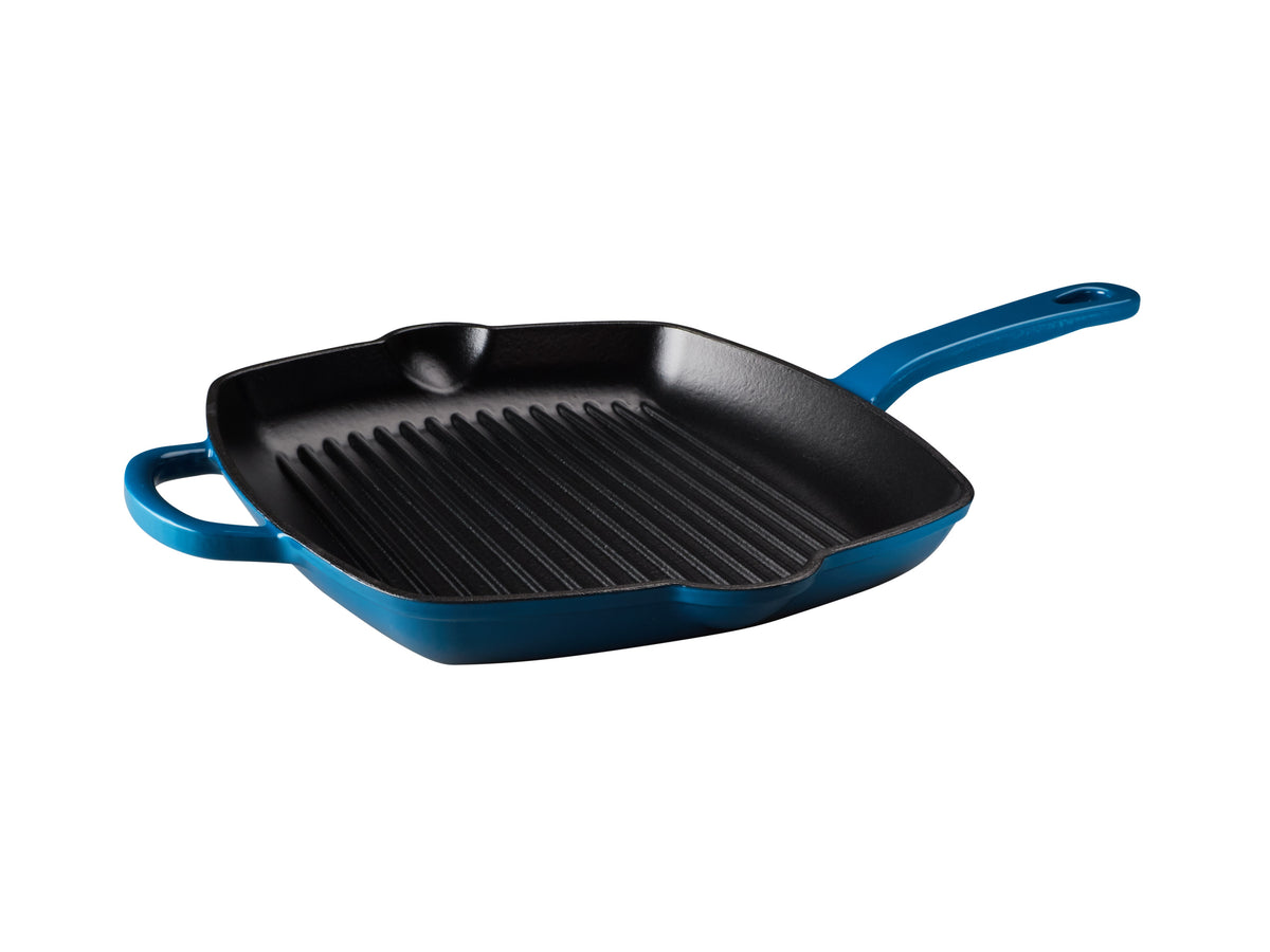 MW Cast Iron Grill pan Midnight Blue 26cm Gift Boxed