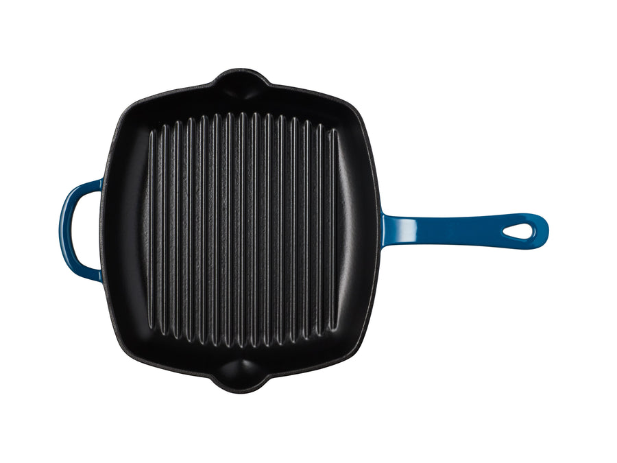 MW Cast Iron Grill pan Midnight Blue 26cm Gift Boxed