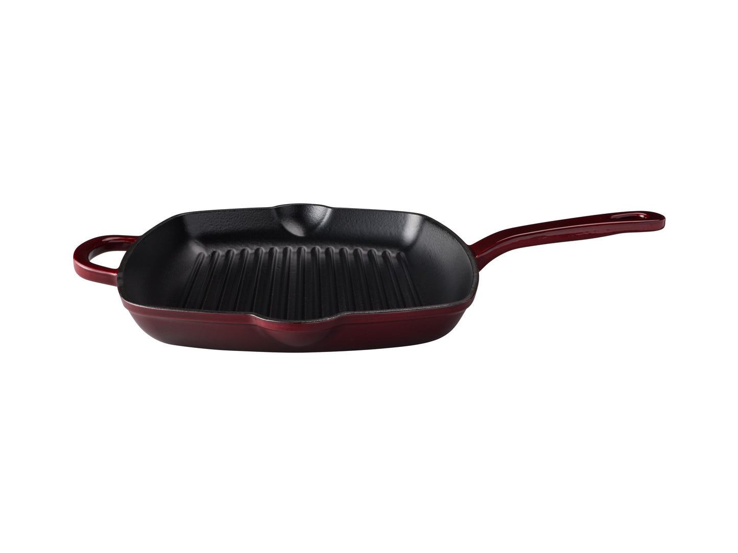 MW Cast Iron Grill pan Merlot 26cm Gift Boxed