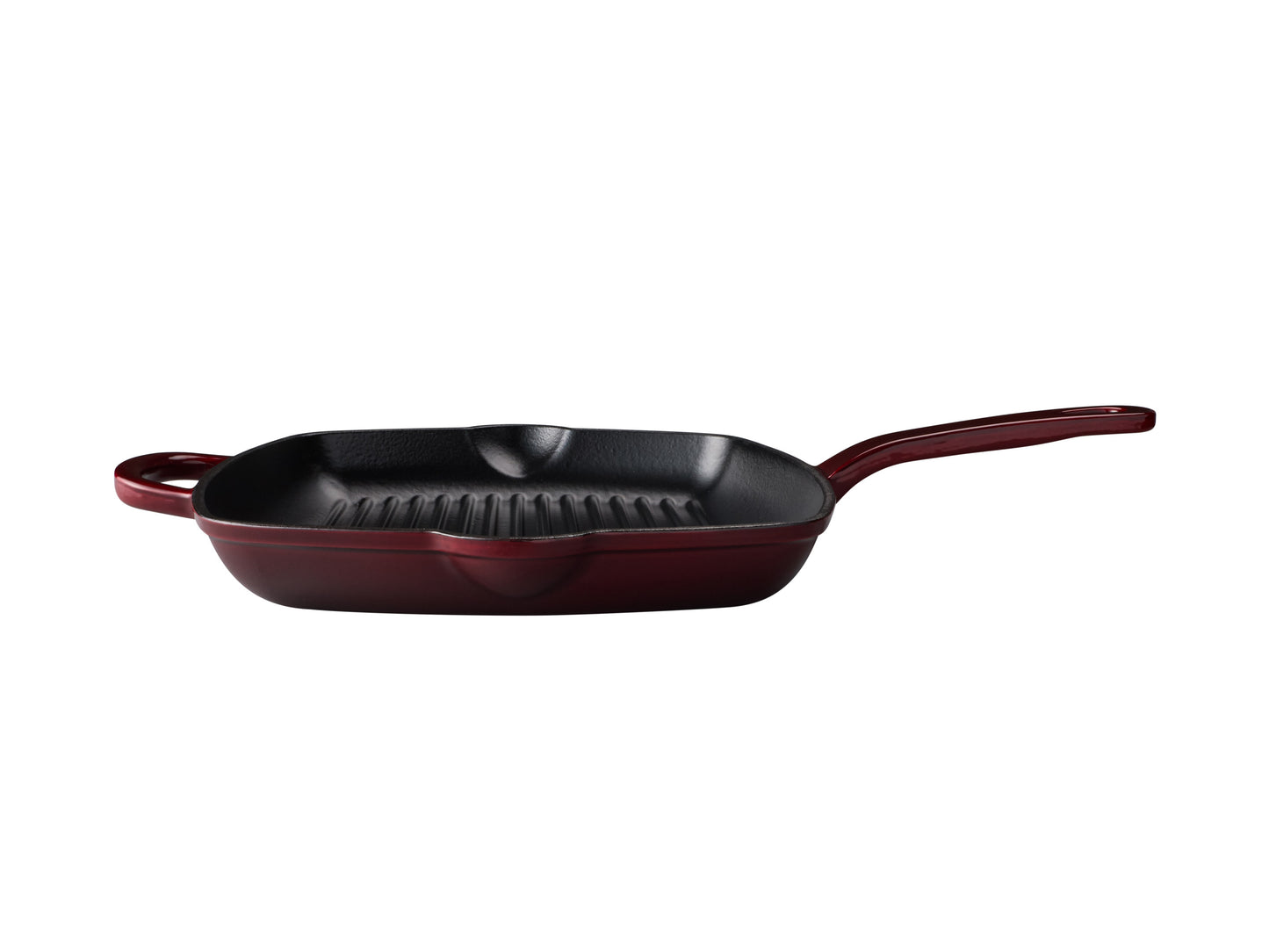 MW Cast Iron Grill pan Merlot 26cm Gift Boxed