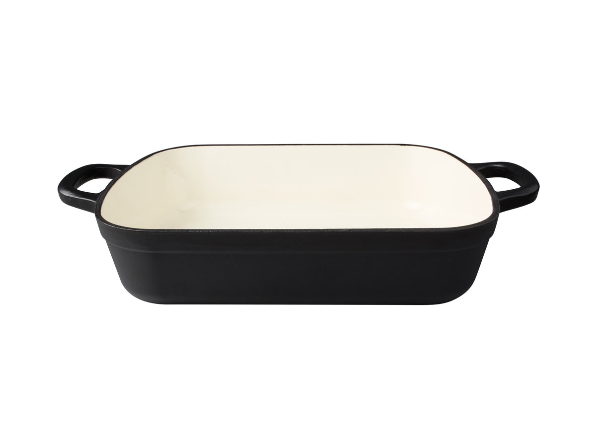 MW Cast Iron Roaster Black 28x21cm / 3L Gift Boxed