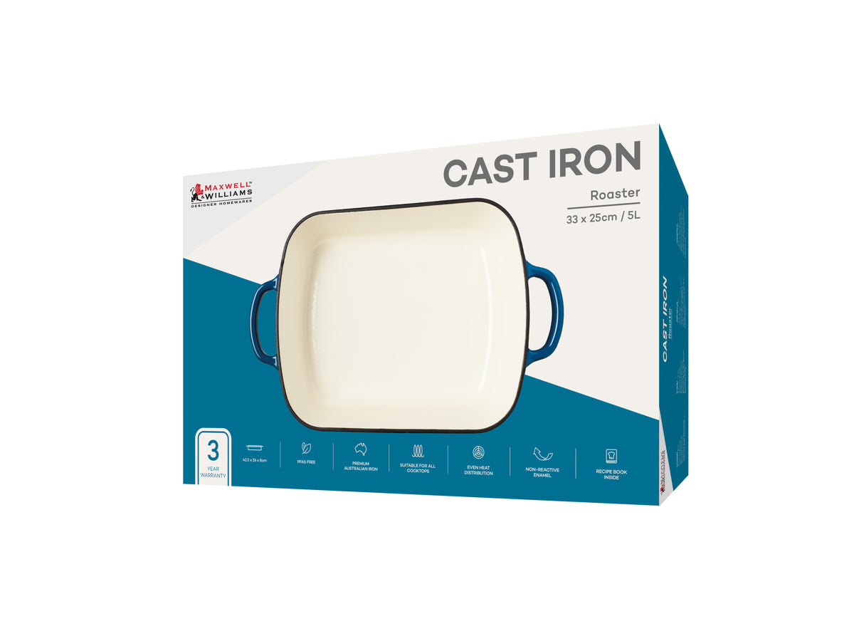 MW Cast Iron Roaster Midnight Blue 34x26cm / 5L Gift Boxed