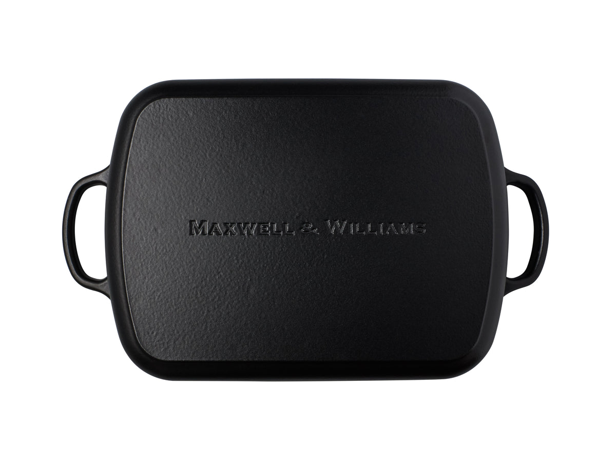 MW Cast Iron Roaster Black 34x26cm / 5L Gift Boxed