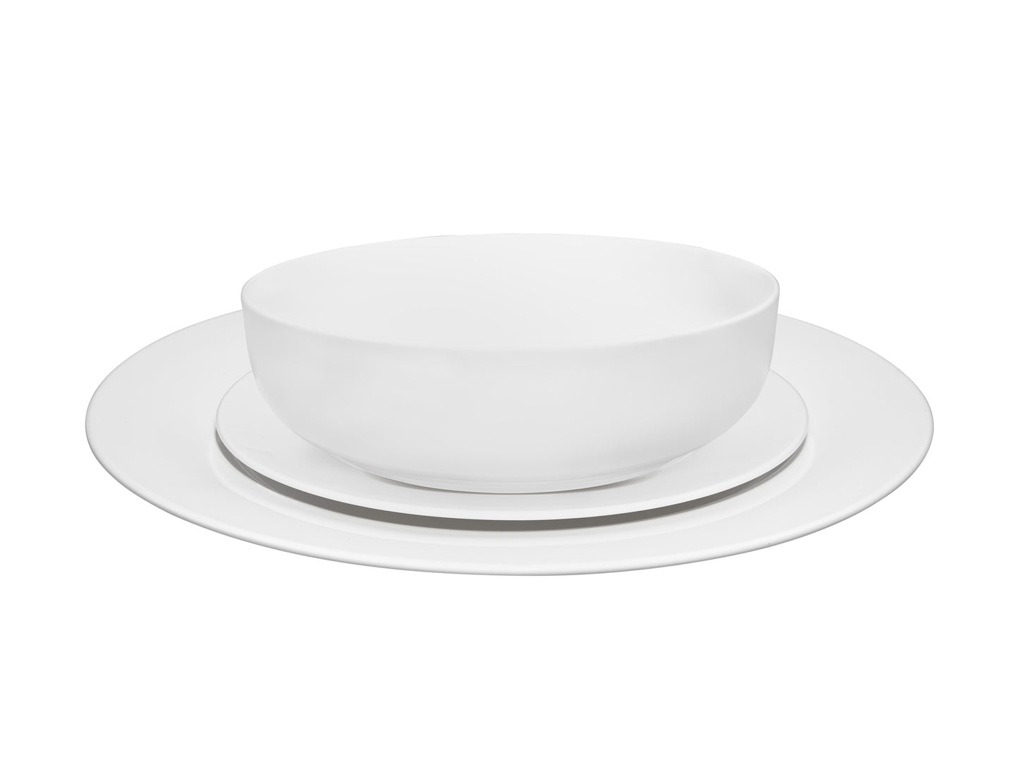 MW White Basics Urban Rim Dinner Set 12pc Gift Boxed