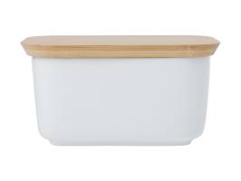 Maxwell & Williams White Basics Butter Dish With Lid