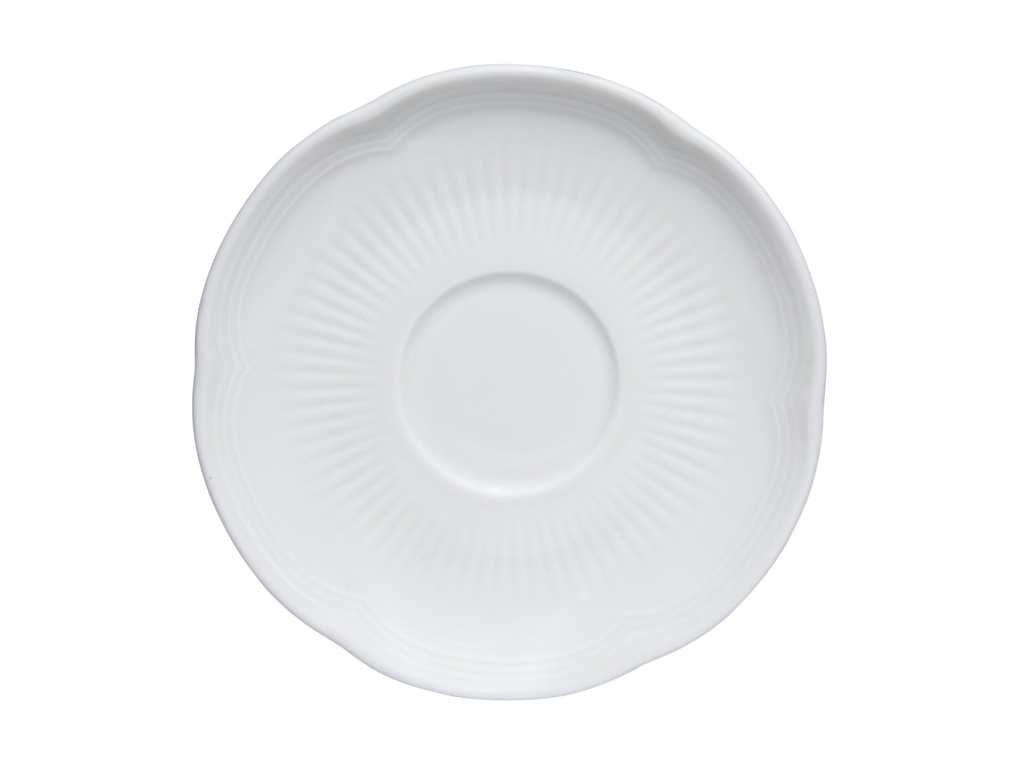 Maxwell & Williams White Basics Rococo Demi Cup & Saucer 90ml