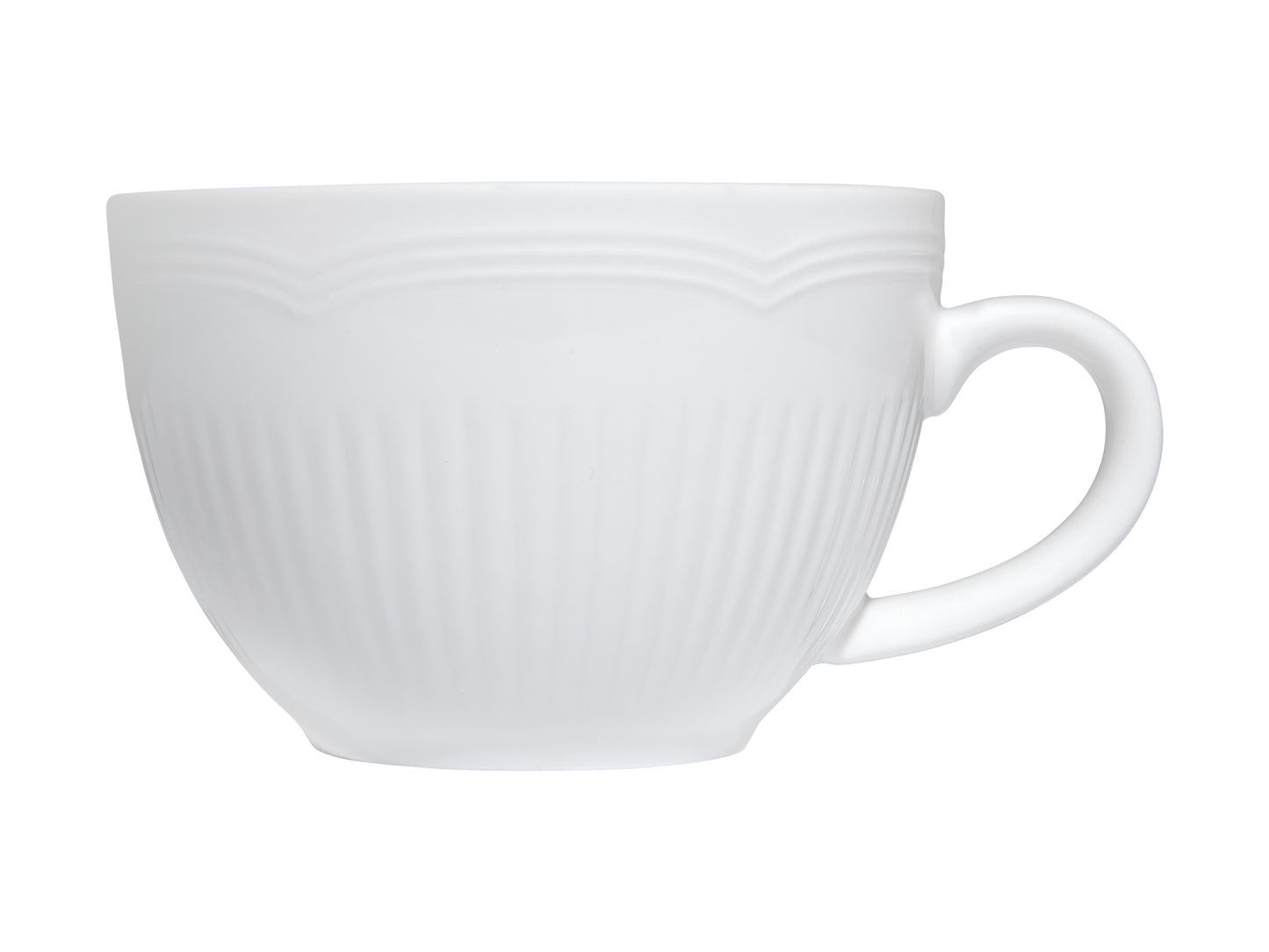 Maxwell & Williams White Basics Rococo Cup & Saucer 240ml