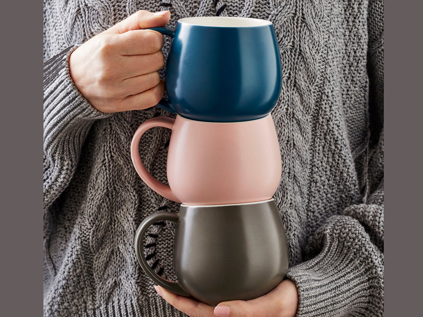 Maxwell & Williams Tint Snug Mug Navy 450ml