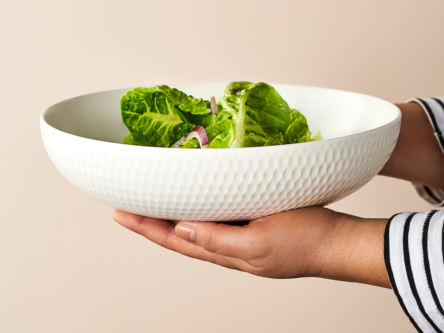 Maxwell & Williams White Basics Diamonds Coupe Bowl  18.18cm