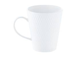 Maxwell & Williams White Basics Diamonds Conical Mug 350ml