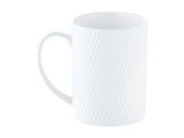 Maxwell & Williams White Basics Diamonds Straight Mug 400ml